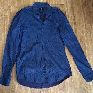 Ben Sherman Blue Casual Button Down Shirt with Classic Collar